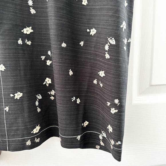 Tommy Bahama Black Floral Island Modern Fit Silk Cotton Button Down Shirt XLX - Picture 6 of 9